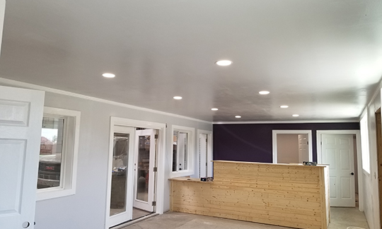 recessed lighting project